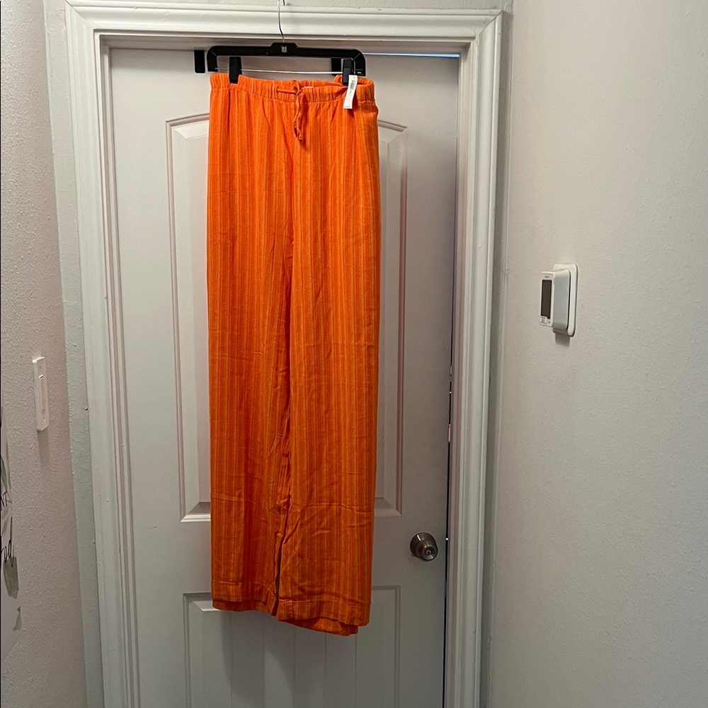 Old Navy Orange Wide Leg Pants-XXL Tall